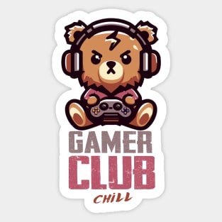 GAMER BEAR Sticker